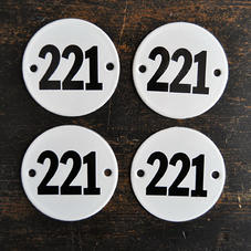 Gammal emaljskylt nr 221