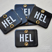 Gammal emaljskylt – HEL 2