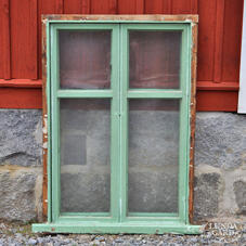 Gamla fönster 9 + 9 st