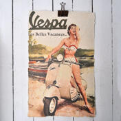 Kopia av gammal Vespa-affisch