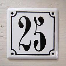 Emaljskylt - 25