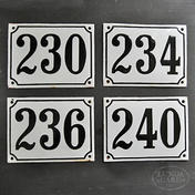 Gammal emaljskylt – 240
